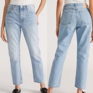 EVERLANE The 90s Cheeky Jeans Light Wash Straight Leg Size 27